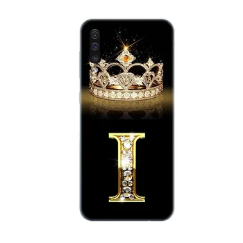 Diamond Crown Vēstuli Silikona Case For Samsung S21FE S20 S21 Ultra Vāciņu Galaxy S20FE S10E S8 S9 Plus Soft TPU Coque