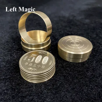 Dinamiskā Monētas (Japāna 500 Jenu) Burvju Triku Burvis Monētas Izzūd Slēgt Ielas Ilūziju Iela Magic Burvis