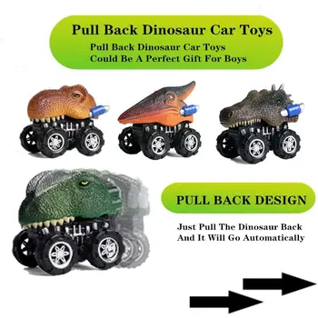 Dinozauru Rotaļlietas, Pull Atpakaļ, Automašīnu Bērniem,Dinozaurs, Automašīnas, Automašīnu Rotaļlieta, Puses dod priekšroku, Dinozaurs Auto Rotaļlietas Toddler Zēni, Meitenes, Dzimšanas dienas svinības