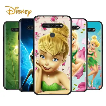 Disney princess, Tinkerbell par LG G8 G8S G8X V30 V35 V40 V50 V60 ThinQ Q60 K40 K50 K51 K61 K71 K92 K62 Soft Black Telefonu Gadījumā