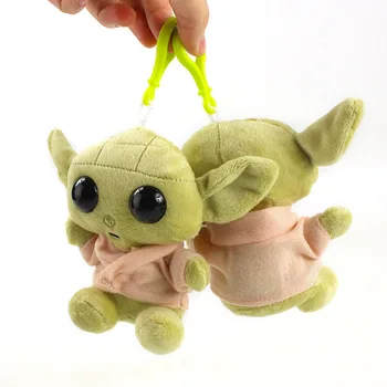 Disney Star Wars Bērnu Yoda Plīša Rotaļlietas Kawaii Bērnu Yoda Pildījumu Keychain Attēls Rotaļlietas Bērniem Bērnu Rotaļlietu Dzimšanas Dienas Dāvana