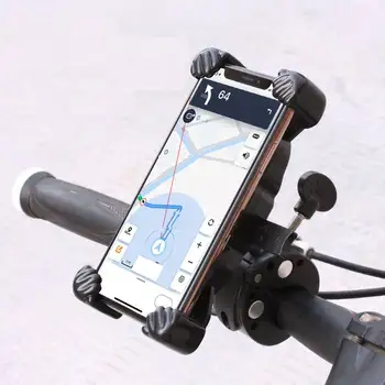 Elektriskais Motocikls Mobilā Tālruņa Turētājs Automātiski Fiksēt Motocikla Braucējs Izjādes Triecienizturīgs Navigācijas Fiksētu Rāmi
