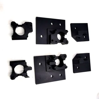Funssor V-core3 3D printeri alumīnija sakausējuma xy mehānisko būris augšā/apakšā pa labi/pa kreisi komplekts melna anodēta xy mehānisko būra apakšā pa labi