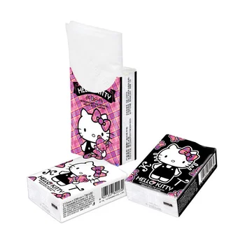 Hello Kitty Cute Karikatūra Lakatiņu Papīra Pārnēsājama somiņa Papīra Salveti Salvete 4 Slāņi 12 Iepakojumi/lift