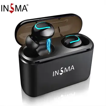 INSMA VFM-1 TWS Bluetooth Austiņas 3500mAh Uzlādes Box Bezvadu Austiņu 9D Stereo Sporta Ūdensizturīgs Earbuds Austiņas