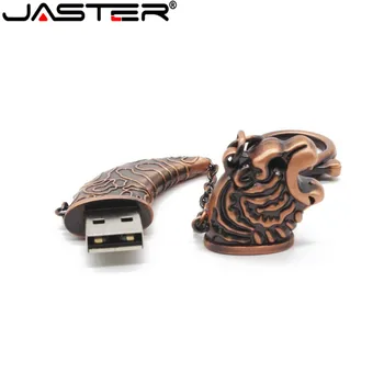 JASTER Metal Keychain 64GB, 32GB 16GB 4GB 8GB Damaskas Nazis Dunci Dool USB 2.0 Flash Drive Ūdensizturīgs Dāvanu