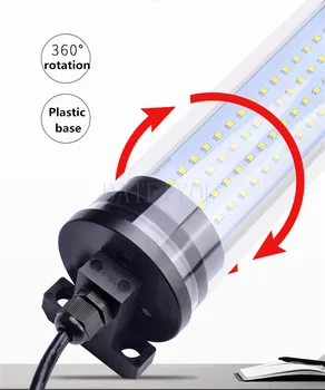 LED darbgaldu Darba Lampas CNC Virpu Apgaismes Lampas Tips Luminiscences Lampas 24 metālapstrādes darbgaldu Lampu Eļļas Pierādījums Ūdensizturīgs 220V 0