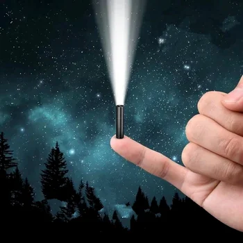 LED Gaismiņa Mini Lāpu USB Rechargable 3 Apgaismojuma Režīms Ūdensizturīgs Teleskopiskie Tālummaiņas Stilīgu Portatīvo Uzvalks Nakts Apgaismojuma Lampa
