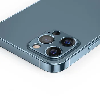Luksusa Apli Metāla Objektīva Aizsargs Kameras Aizsargs Lietu Vāku Bufera Aizsardzības iPhone 12 Pro Mini Max