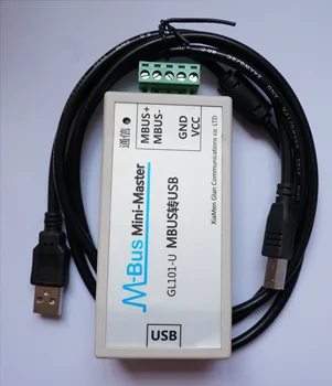 MBUS/M-BUS USB Pārveidotājs USB-MBUS Skaitītāja rādījumu Komunikācijas USB Powered 200 Metri