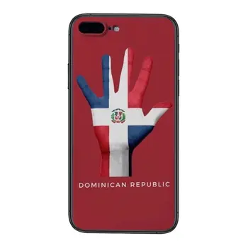 Mīksto Mākslas Drukāt uz Lietu Dominikānas Republikas Karogu Galaxy A02 A22 A71 A50 A51 A40 A42 A31 A32 A30S A21S A20 A20S A20E A12 5G
