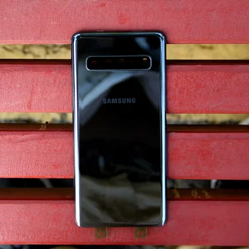 Oriģinālā Akumulatora Stikls Aizmugurējais Vāciņš Durvju Tālruņa Vāciņš Samsung Galaxy S10 5G versija Aizmugures Korpusa Aizsardzības Atpakaļ uz Lietu
