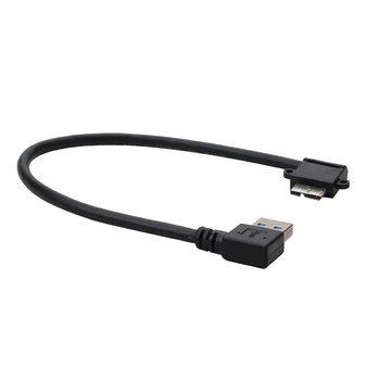 Portatīvo USB3.0 ESMU MicroB Mājas ātrgaitas Uzlādes Kabelis, Datu Pārraides Ceļa Klēpjdatoru Izturīgu Cieto Disku Viedtālruņi