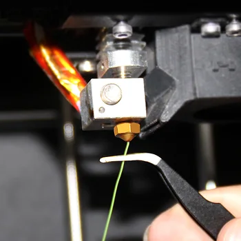 RAMPAS Esd-15/12 Pincetes MK8 Sprauslas Tīrīšanas Komplekts Nerūsējošā Tērauda Tweezer Sprauslu Pavedienu Tīrīšanas Pincetes 3D Printeri Daļa