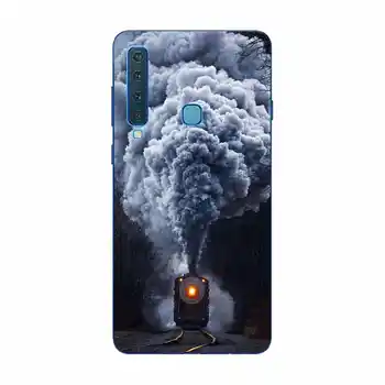 Silikona Case For Samsung A9 2018 Vāks Caurspīdīgs Cute Karikatūra Case For Samsung Galaxy A9 2018. 9 A920 Coque Būtiska Telefonu Gadījumā