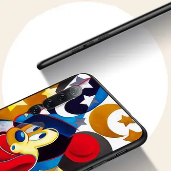 Silikona Vāciņš Mickey mouse foršs, Lai Xiaomi Mi 11 11es 10es 10T 10 9T 9SE 8 Ultra Lite Pro 5G Black soft Telefonu Gadījumā