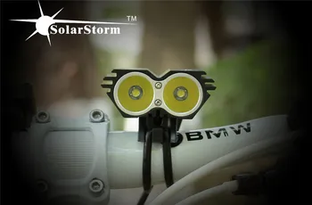 SolarStorm X2 Velosipēds Gaismas 5000Lm Ūdensizturīgs XML U2 VADĪJA Velosipēdu Lukturu Lampas Zibspuldzes & Rechargable Battery Pack + Charger