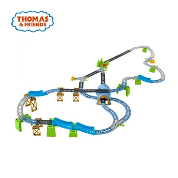 Thomas & Friends Trackmaster Elektrisko Orbītas Aizbēgt Dzelzs, Tērauda Rūpnīcas Lējumiem Vilciena 6 In1 Celtnieks Uzstādīt Rotaļlietas Bērniem Dāvanu GBN45