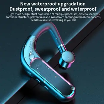 Ūdensizturīgs Bluetooth 5.0 Auss-Uzstādīts Vienotā In-Ear Austiņas ar Mikrofonu