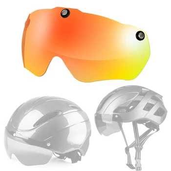 UV-Protect Aizsargbrilles Nomaiņa Objektīvs bicycleAnti-Ietekmes Ķivere Acu Vairogs Velosipēdu Triatlona Magnētisko Sejsegu Piederumi 1