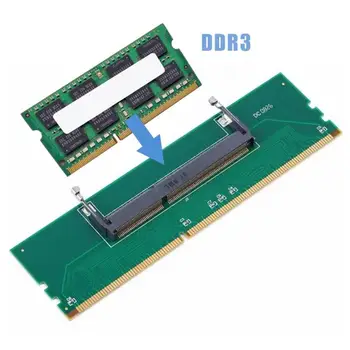 DDR3 Notebook, Laptop datora Atmiņas Adaptera Karti 200-Pin SO-DIMM ar DATORU, 240-Pin DIMM DDR3 Savienotājs 2