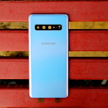 Oriģinālā Akumulatora Stikls Aizmugurējais Vāciņš Durvju Tālruņa Vāciņš Samsung Galaxy S10 5G versija Aizmugures Korpusa Aizsardzības Atpakaļ uz Lietu 2