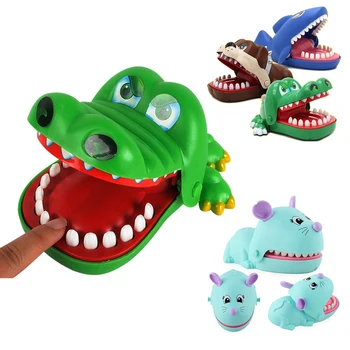 Liela Krokodilu Mutē, Zobārsts, Bite Pirkstu Spēli Smieklīgi Rotaļlietas Dāvanu Smieklīgi Gags Rotaļlietas Rotaļlietas Bērniem Dāvanu palaidnība Bite plastmasas Puse rotaļlietas 3