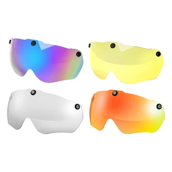 UV-Protect Aizsargbrilles Nomaiņa Objektīvs bicycleAnti-Ietekmes Ķivere Acu Vairogs Velosipēdu Triatlona Magnētisko Sejsegu Piederumi 3