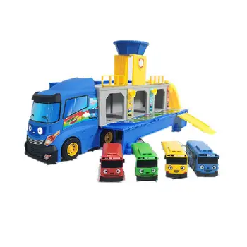Karikatūra Tayos Maz Autobusu Konteineru Kravas Glabāšanas Kaste Autostāvvieta Ar 3 Pull Atpakaļ, Mini Auto, Rotaļlietas, Bērnu Dzimšanas Dienas Dāvanas 4