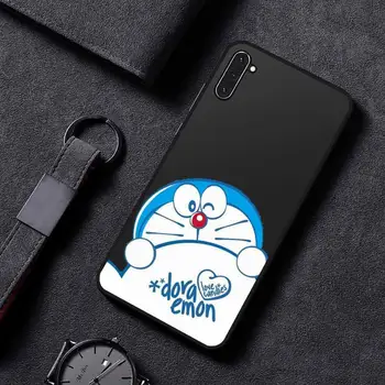 Cute Karikatūra Doraemon Robots kaķis Telefonu Gadījumā Samsung A21S A32 A51 A52 A71 A50 A12 S10 S20 S21 Plus Ultra Fe 5
