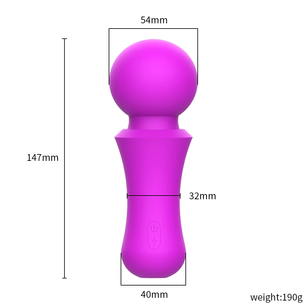 7 Ātrumi Lielu Galvu AV Vibrators Seksa Rotaļlietas Burvju Nūjiņu Sievietēm G Spot Klitora Stimulators Dildo Dual Motori Rotaļlietas Muskuļu Pieaugušie 4