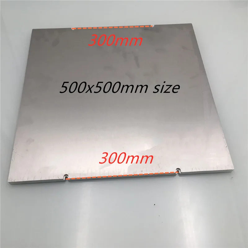 Funssor Voron 2.4 max 3D printeri 400/500mm lielums MIC6 alumīnija veidot plāksnes 8mm biezums augstas temperatūras izturības super flat 3