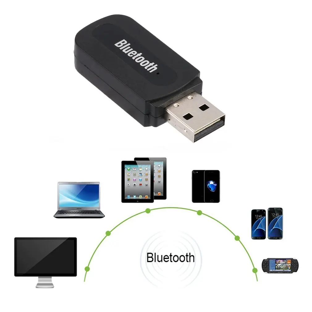 Jauns USB Bezvadu Bluetooth 4.0 Mūzikas Stereo Uztvērēju Dongle Adapteri Audio Mājas Skaļruņu Raidītājs 3.5 mm Jack Bluetooth Uztvērējs 3