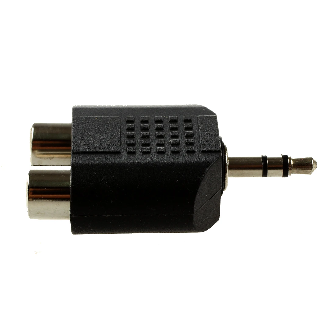 3.5 mm Stereo Plug, Lai divu RCA Jack Adapteri 0
