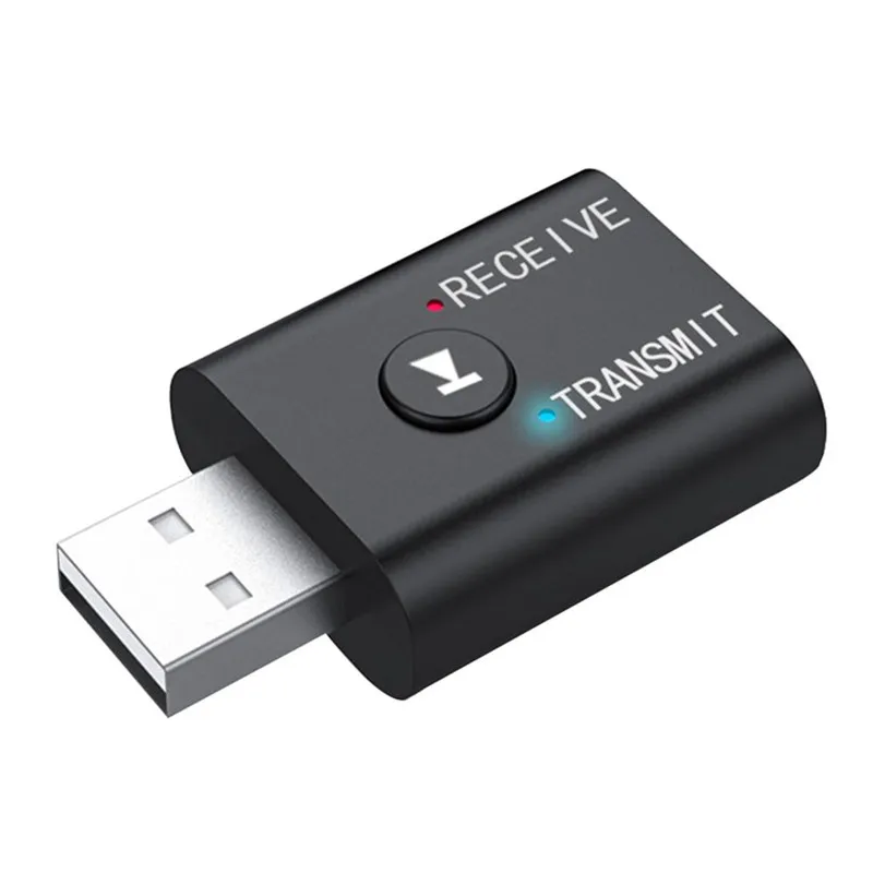 2 In1 USB Bezvadu Bluetooth Adapteri 5.0 Transmiter Bluetooth ar Datoru, TV Klēpjdatora Skaļrunis, Austiņas Adapteri Bluetooth Uztvērējs 1