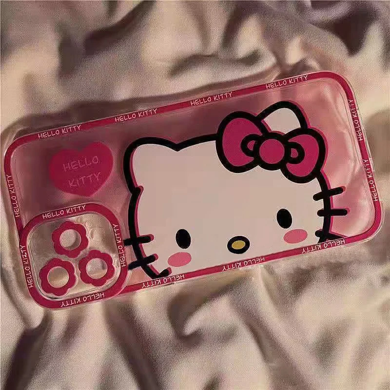 Bandai Hello Kitty Gudrs Kaķis Telefonu Gadījumos iPhone 13 12 11 Pro Max Mini XR XS MAX 8 X 7 SE 2020. gadam Aizmugurējo Vāciņu 2