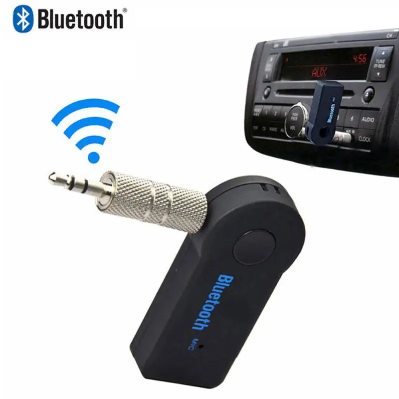 Bezvadu Bluetooth 4.0 Audio Uztvērēju Ir Piemērots, Lai PC, TV, Tālrunis Ipad Video Atskaņotājs Raidītājs Stereo AUX Adapteri Atbalsta Zila 1