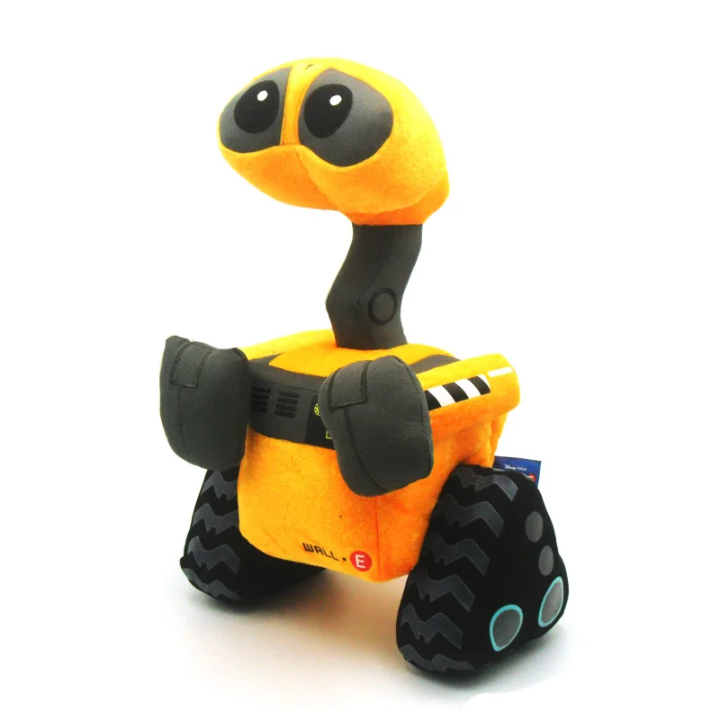 Disney cartoon robots Wali bērnu plīša rotaļlietas lelle, lelle lelles bērnu dienas dāvanu kosmosa transportlīdzekli mašīnas modeli spilvens 3