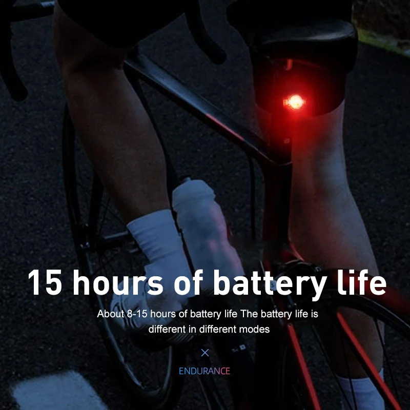 Velosipēdu Gaismas Multi Apgaismojuma Režīmi Baterijas Tips Led Bike Taillight Flash Asti Aizmugurējie Lukturi Kalnu Ceļu Mtb Velosipēdu Sēdekļa 0