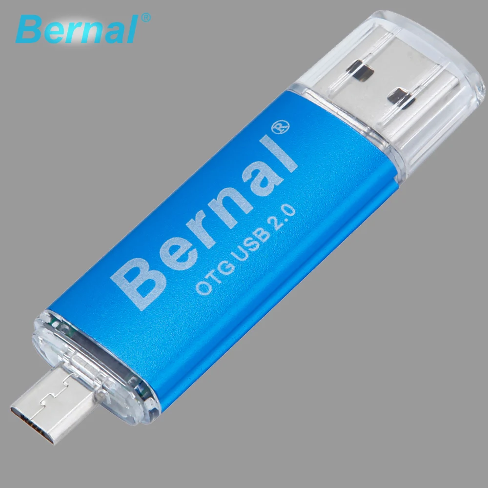 2018 Bernal 16gb Smart tālrunis otg usb flash drive 32gb pendrive high speed usb 2.0 flash drive 8gb flash disks Pen Drive 64gb 0
