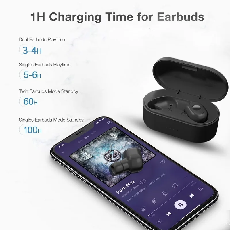 Y80 TWS Bluetooth 5.0 Bezvadu Stereo Austiņas Earbuds auss Trokšņa Samazināšanas Ūdensizturīgs Austiņas Smart Tālrunis Android vai IOS 1