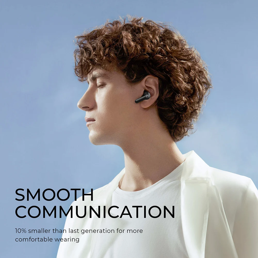 SoundPEATS Air3 Bezvadu Earbuds Mini Bluetooth V5.2 Austiņas ar Qualcomm QCC3040 un aptX-Adaptīvā, 4-Mic un CVC 8.0 Balts 2