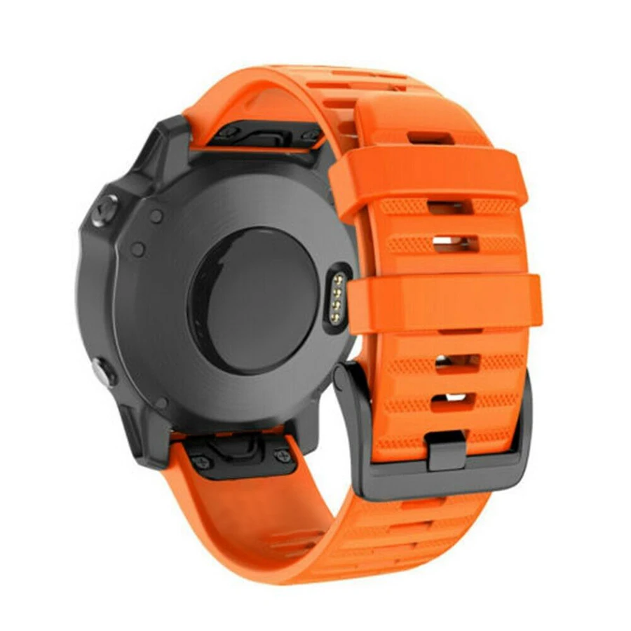 26 22MM Silikona Ātri Atbrīvot Watchband Siksnu Garmin Fenix 6X 6 6S Pro smartwatch Easyfit Rokas Joslā Siksna Fenix 5X 5 5S 4