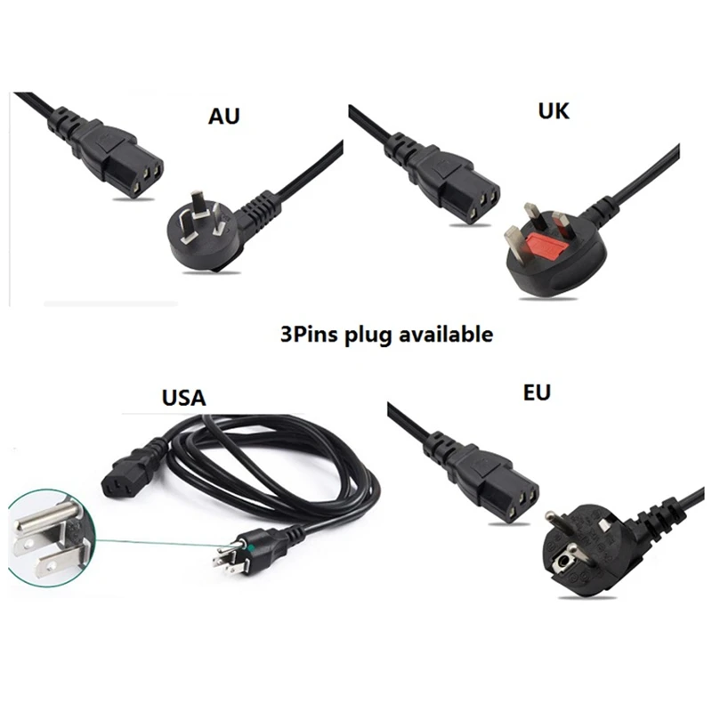 100-240Vac ievadi ,24VDC izeja , 5.A 6.A Sloksnes vadītāja,5.5*2.5 AU UK MUMS, ES plug monitora ekrāna 24V led lentes strāvas adapteris 0