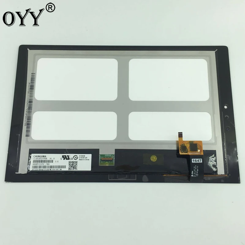 10.1 collu LCD+Touch Digitizer Ekrāna Montāža Rezerves daļas Lenovo Jogas Tablete 2 1051 1051F 1051L 3