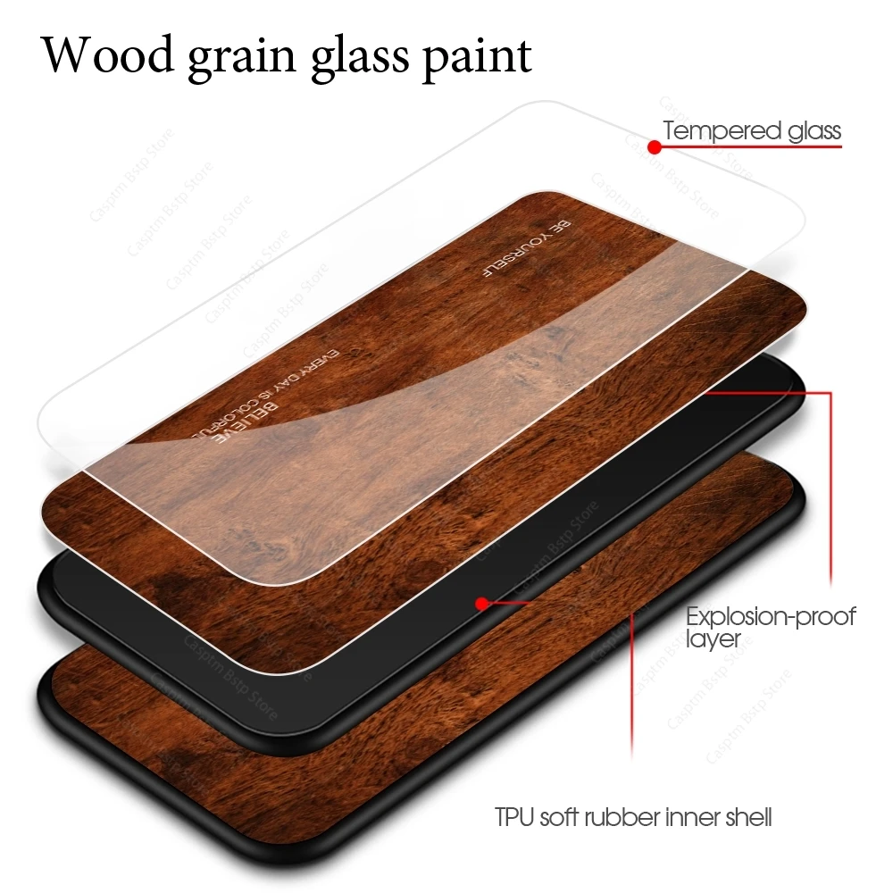 Koksnes graudu rūdīts stikls tālrunis lietā Par iPhone 12 Pro Max 12 Pro 12 Mini 2020. gadam 11Pro Max Rūdīta Stikla Vāks iPhone 11 Lieta 2