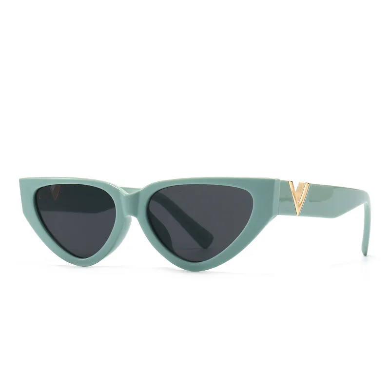Steampunk Cat Eye Saulesbrilles Jaunā Sieviešu Vīriešu Modes Melna Balta Svītraina Dekoratīvās, Saules Brilles Dāma Luksusa Zīmolu Brilles UV400 4