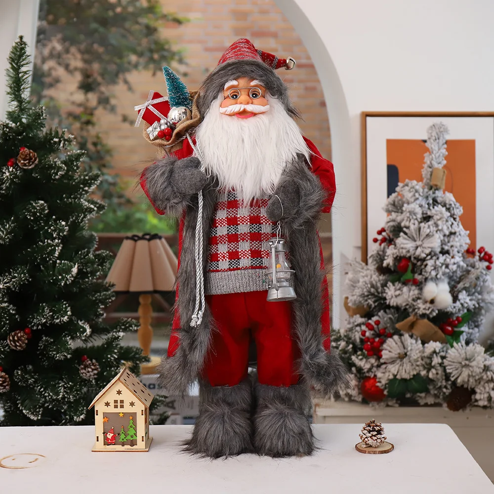 Ziemassvētku Rotājumi Mājās Jauno Gadu 2022 25 Stilu, Augstums 30 cm Santa Claus lelle Bērnu dāvanas Logu Rotājumi Navidad 3