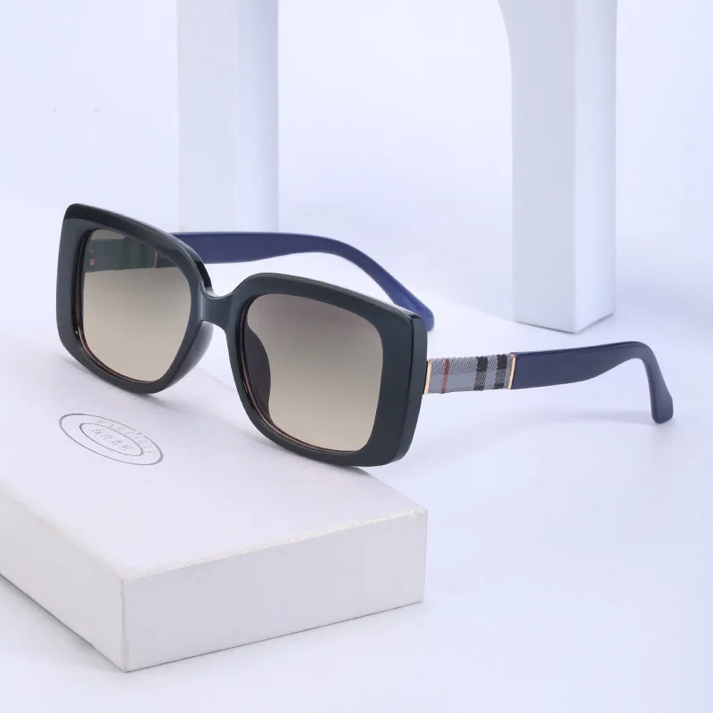 Modes Klasika Laukumā Saulesbrilles Sieviešu Zīmola Dizainere Luksusa Brilles Sievišķīgi Melnā Taisnstūra Superior Komfortu Ieplests 5