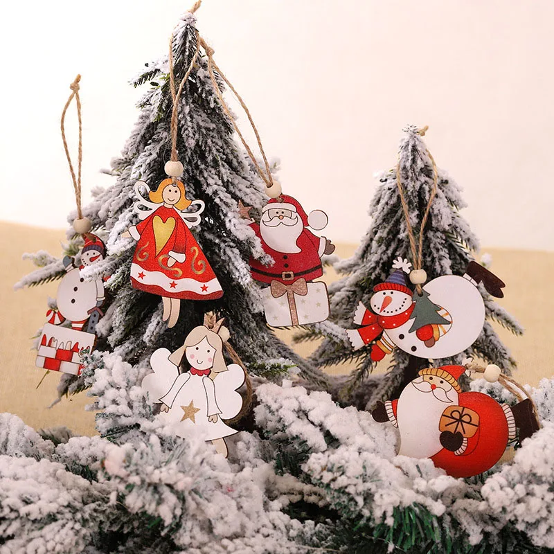 2gab/daudz Ziemassvētku Koka Piekariņi Ziemsvētki Koks Piekārtiem Rotājumi Rotājumi Mājās Bērniem, Rotaļlietas, Dāvanu Noel Navidad Dekori 0